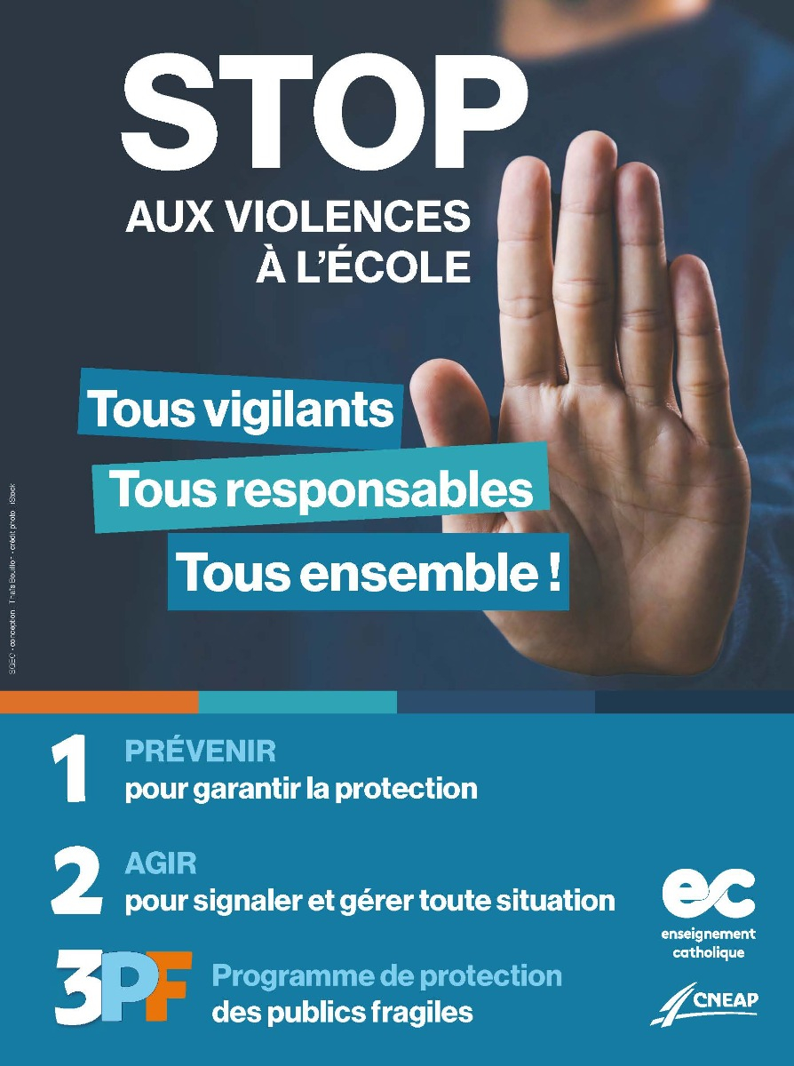 Campagne Stop violences - Lot de 2 affiches - profs