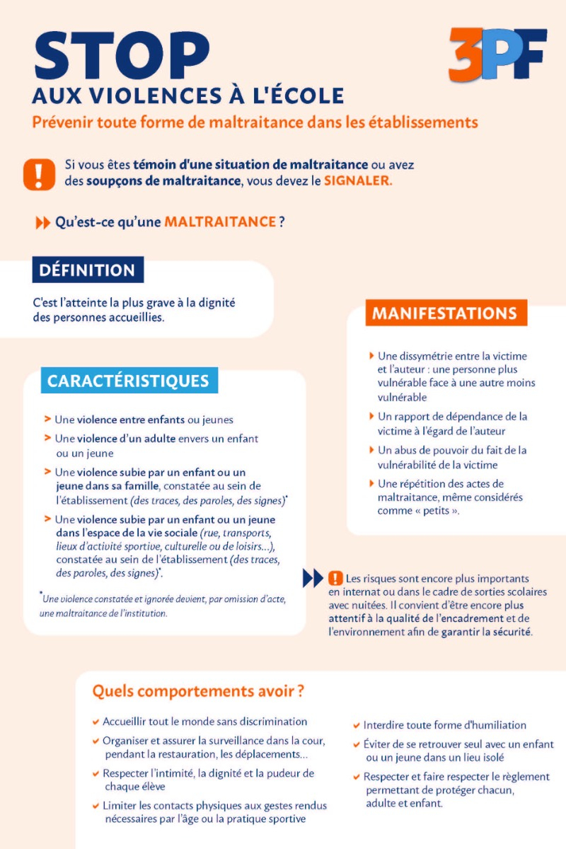 Campagne Stop violences - Abstract du 3PF
