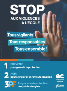 Campagne Stop violences - Lot de 2 affiches - profs