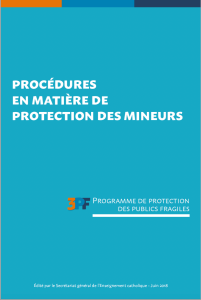 PPPF - Livret : Procédures en matière de protection des mineurs - Téléchargeable