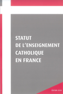 Couverture Statut de l'Enseignement catholique en France