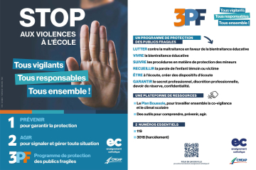 Campagne Stop violences - Flyer profs