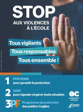 Campagne Stop violences - Lot de 2 affiches - profs